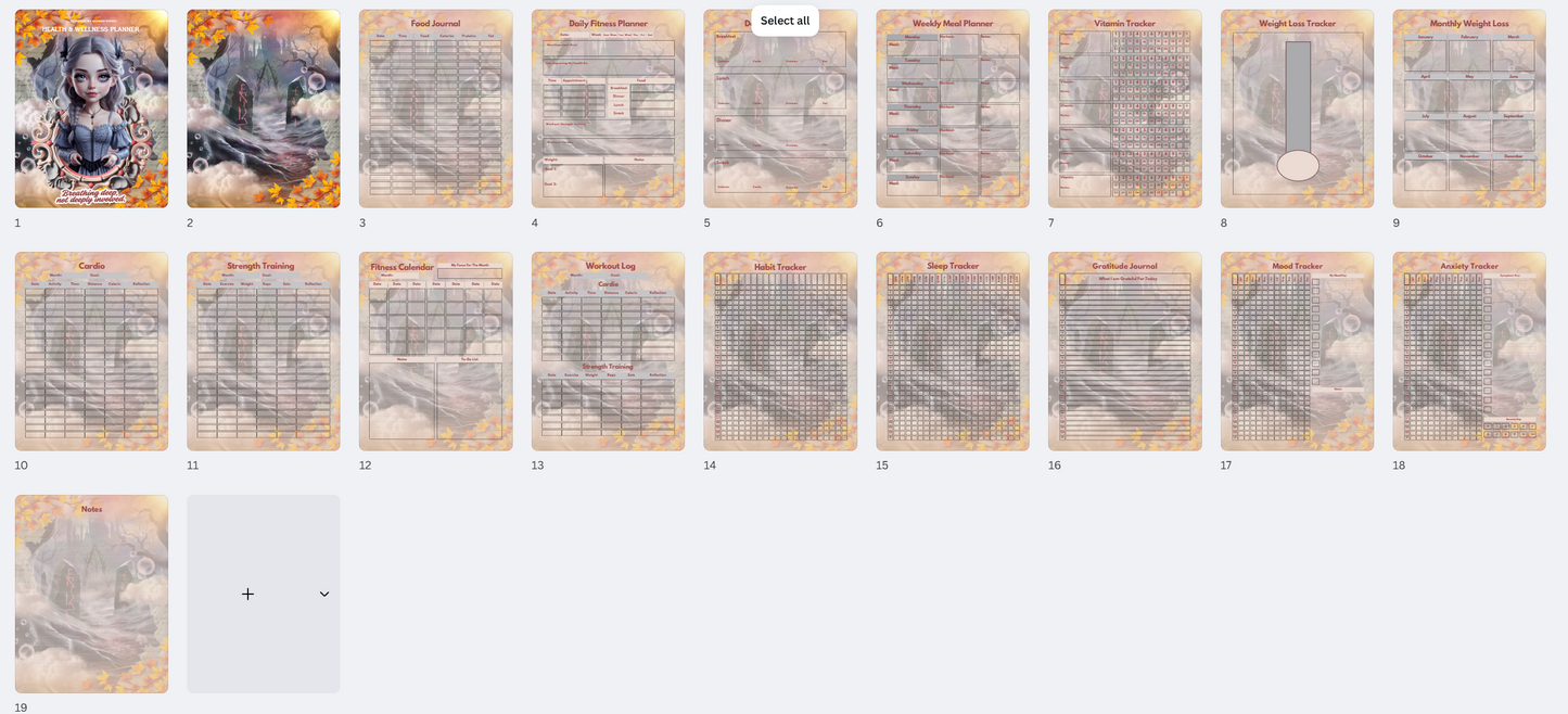 Health & Wellness Planner (PLR)