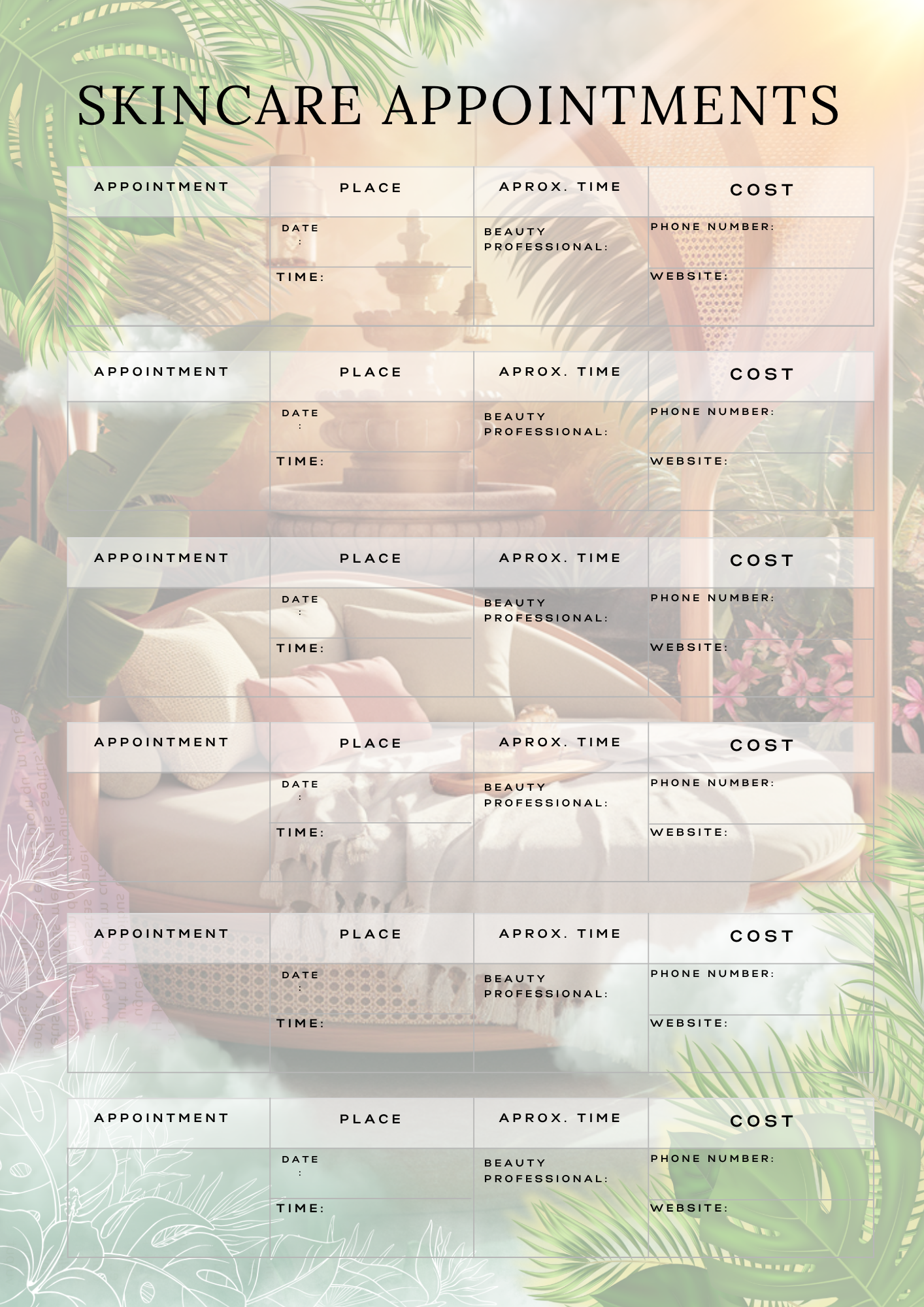 Self Care Planner (PLR)