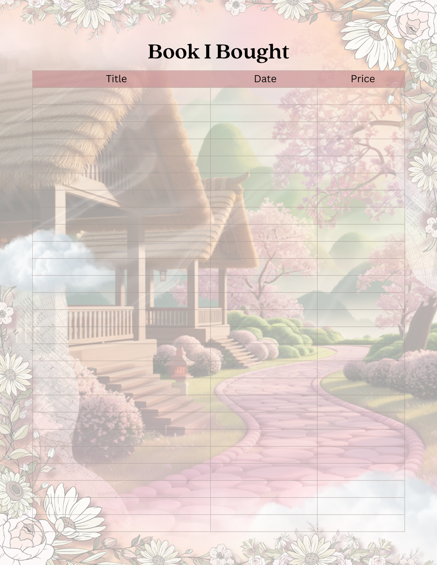 Reading Planner (PLR)