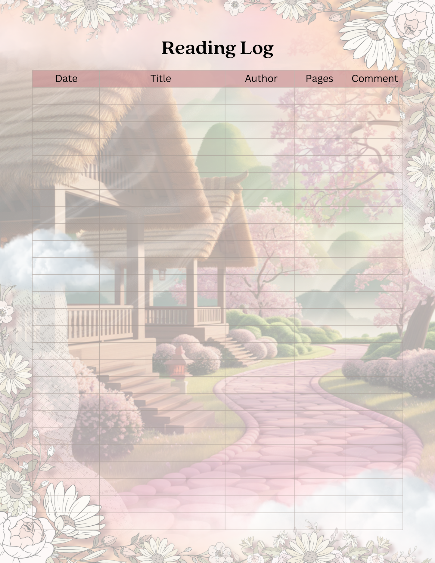 Reading Planner (PLR)