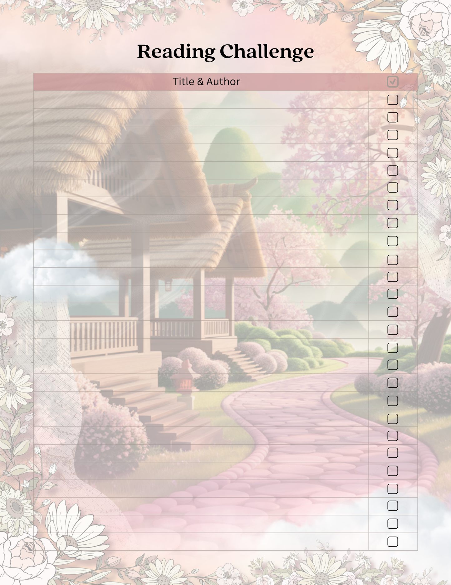 Reading Planner (PLR)