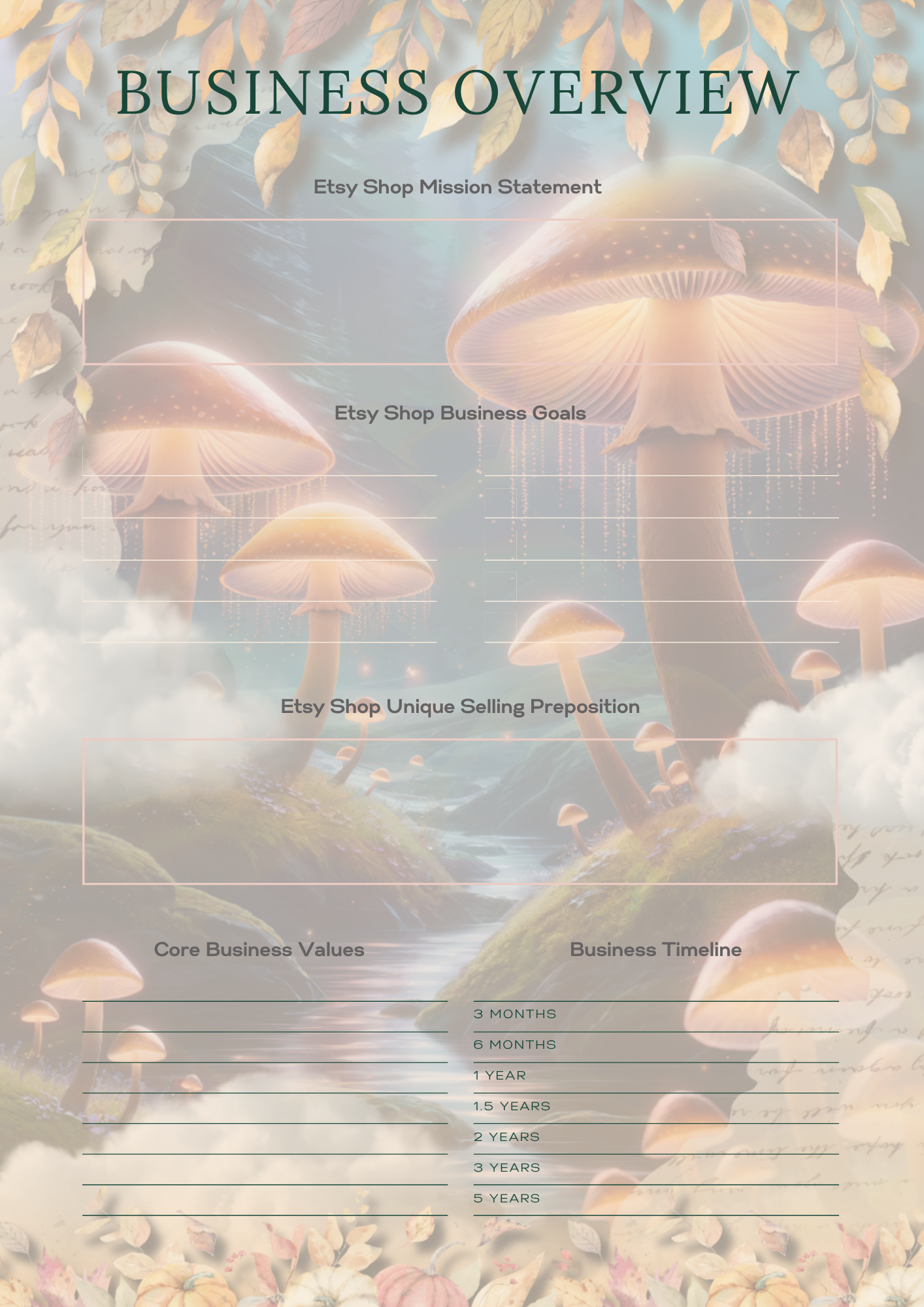 Etsy Shop Planner (PLR)