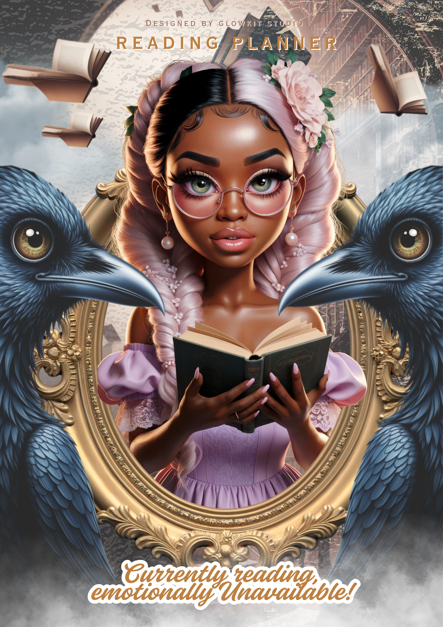 Reading Planner – Dark Academia (PLR)