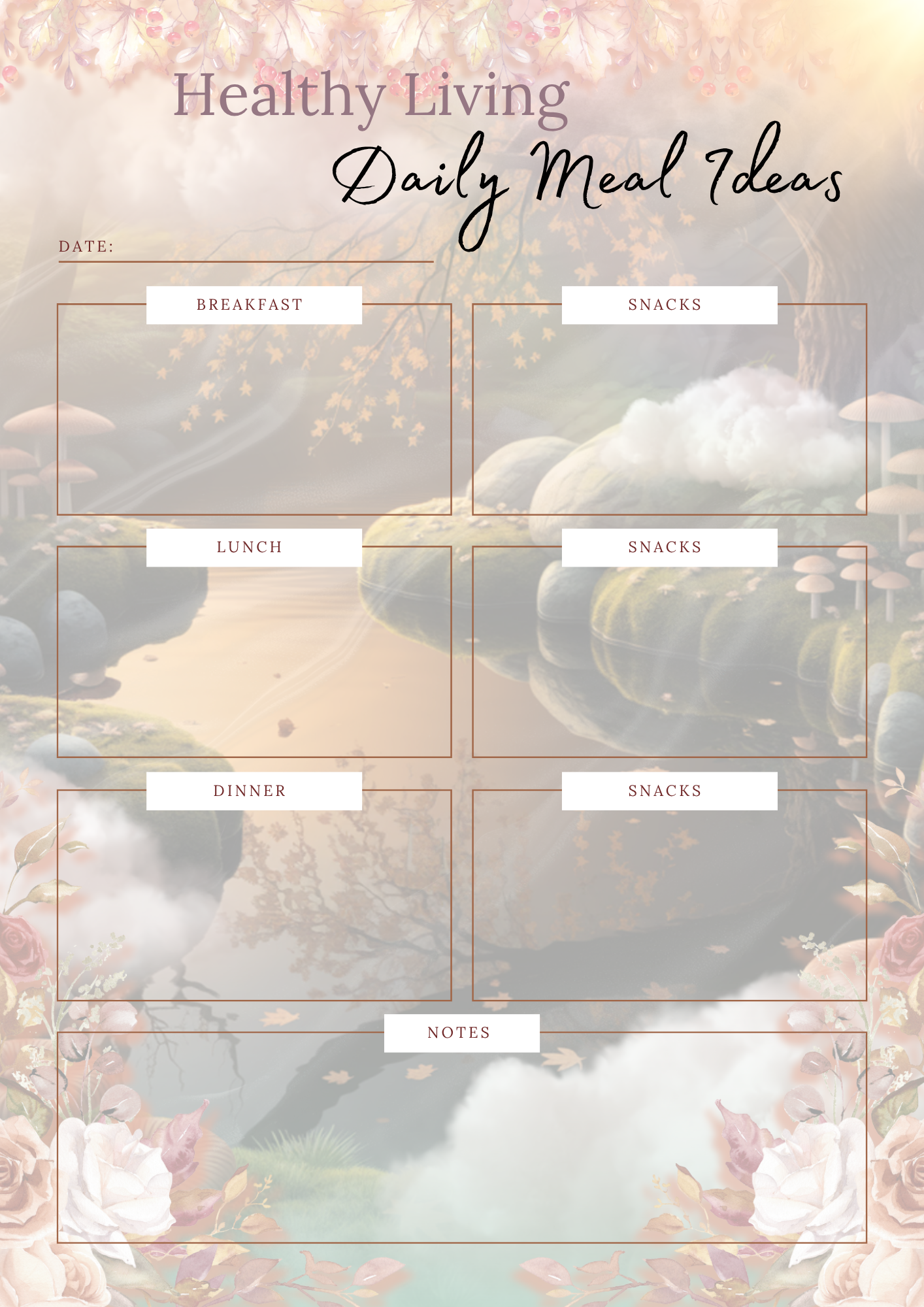 Healthy Living Journal (PLR)