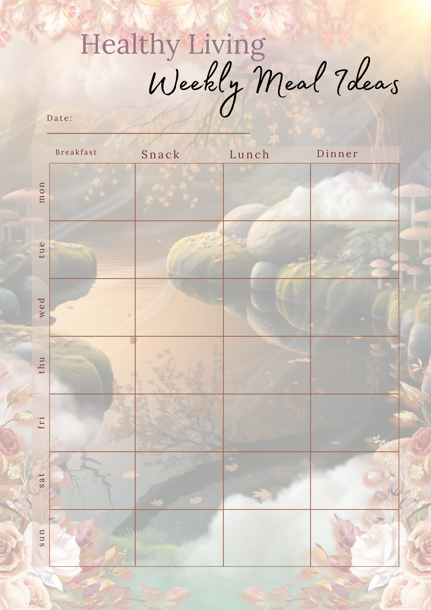 Healthy Living Journal (PLR)