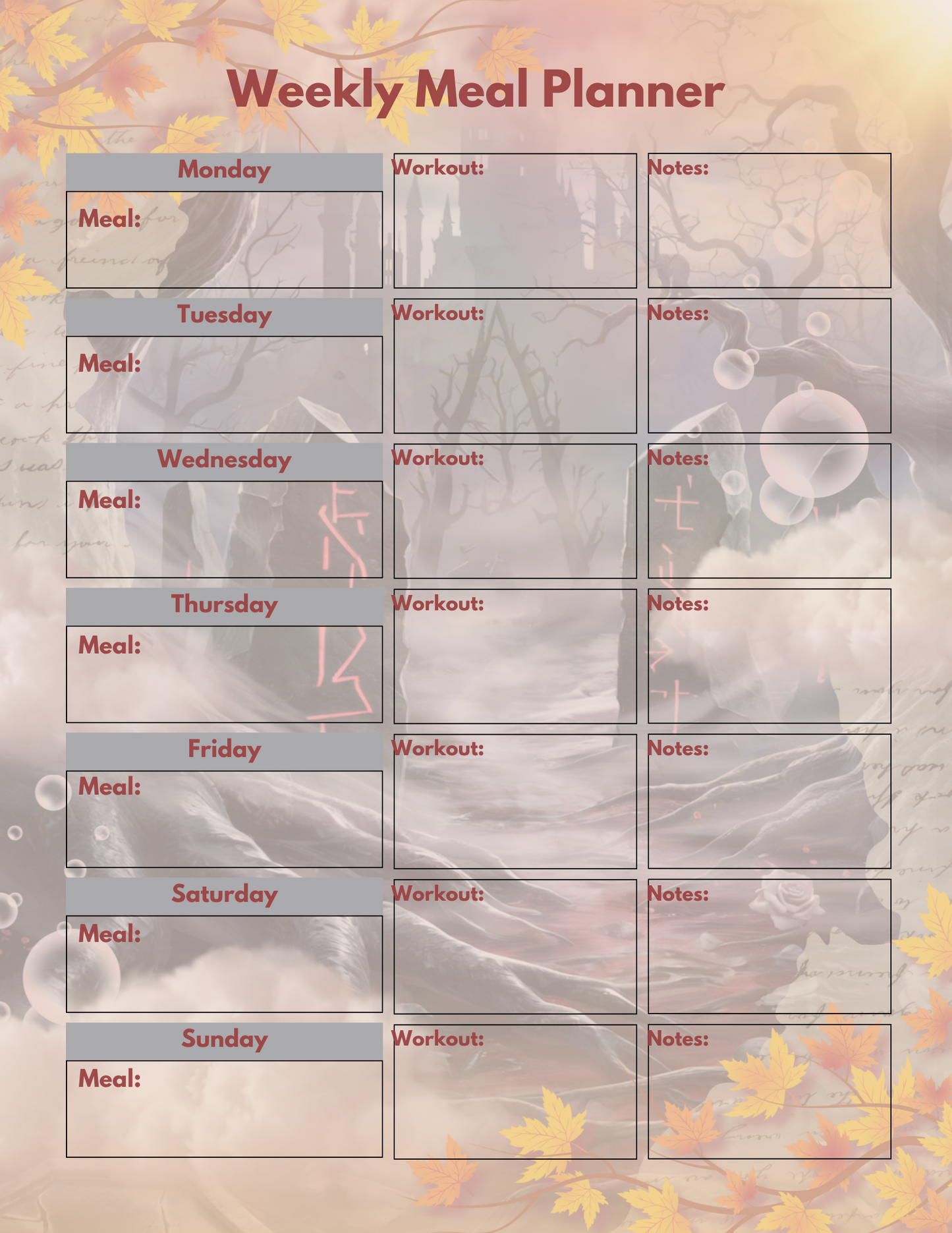 Health & Wellness Planner (PLR)