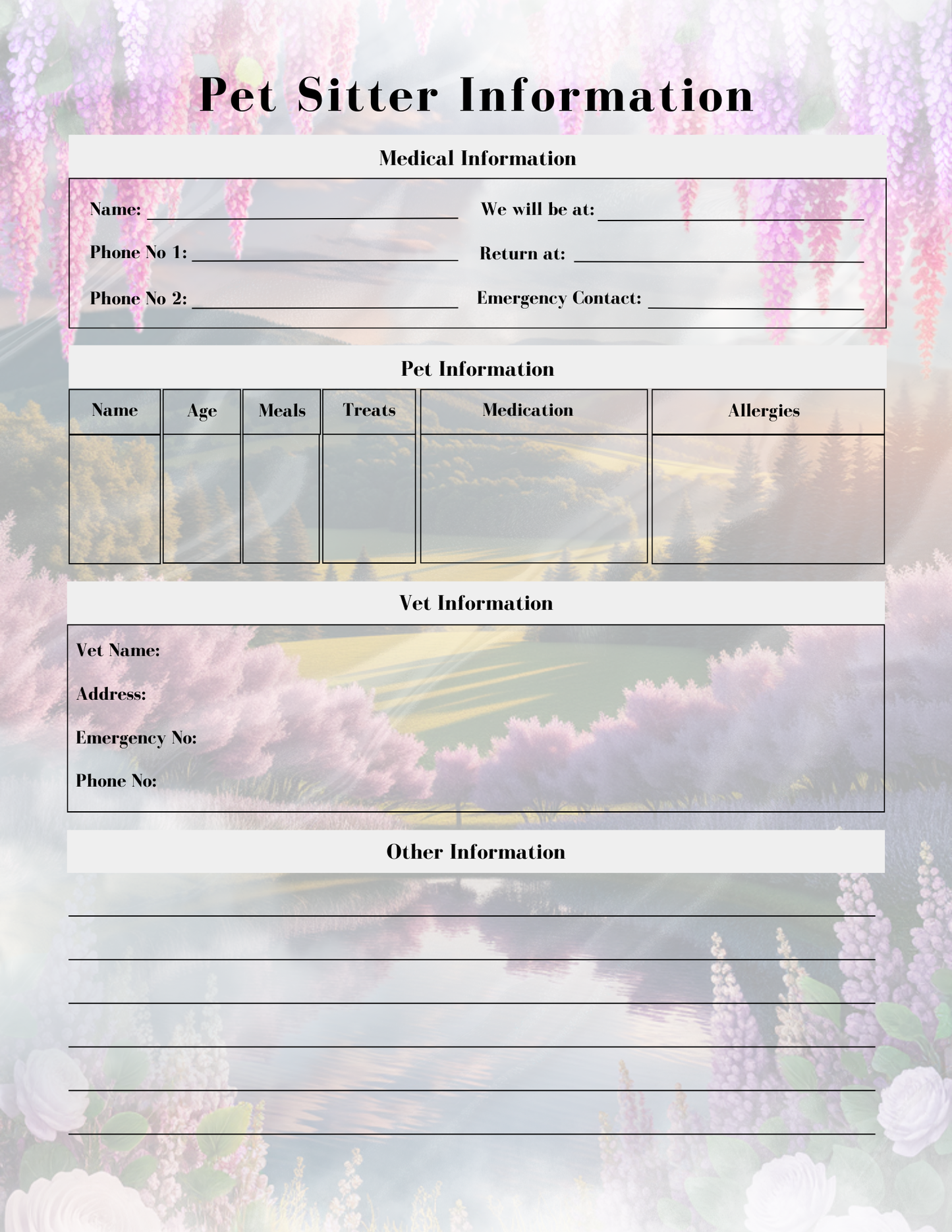 Pet Care Planner (PLR)