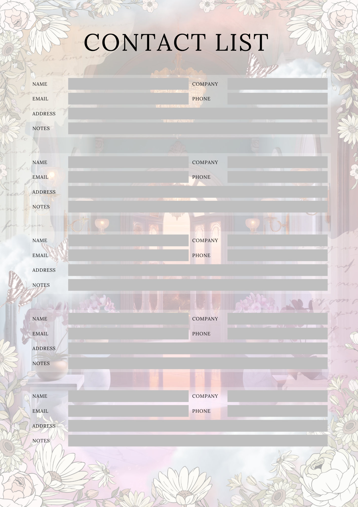 Household Management Planner (PLR)