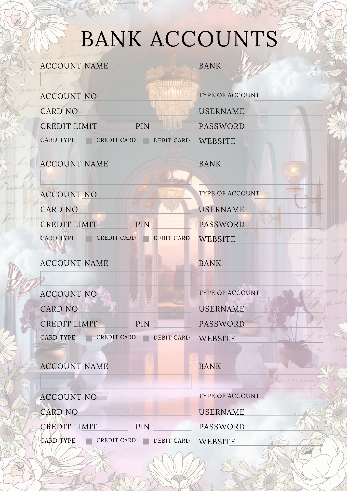 Household Management Planner (PLR)