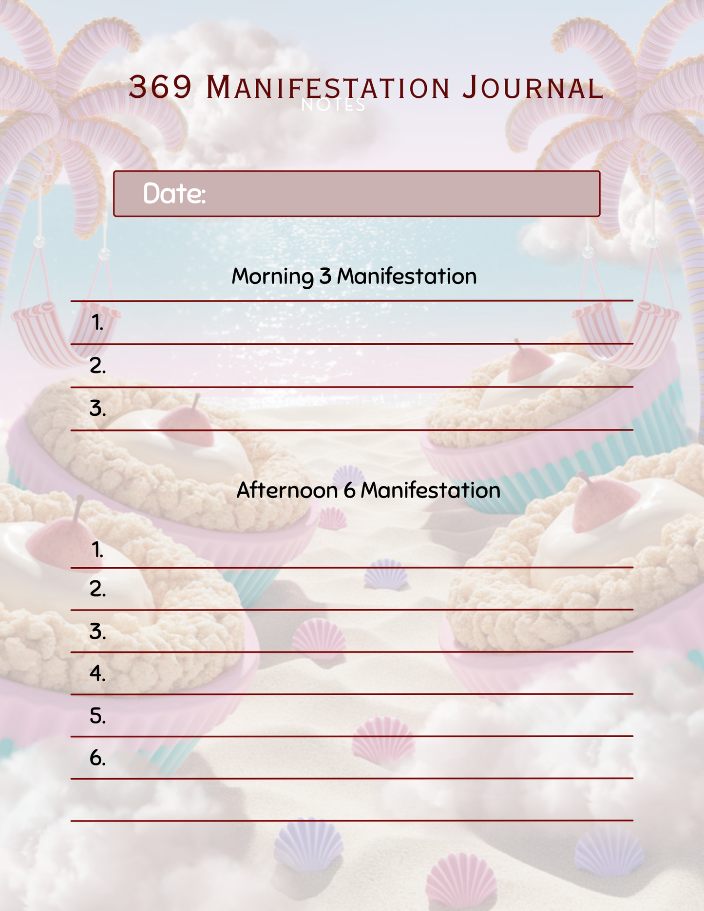 369 Manifestation Journal (PLR)