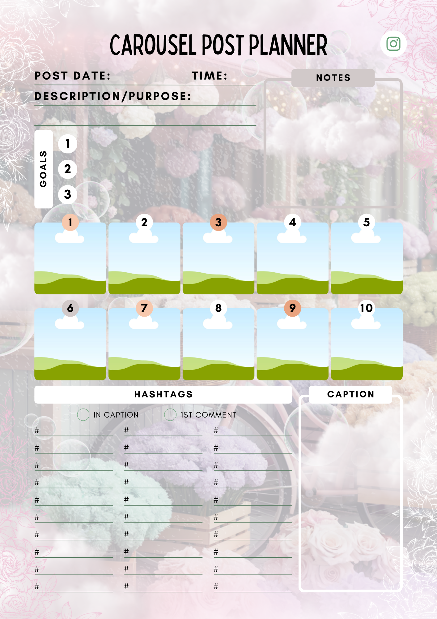 Instagram Planner (PLR)