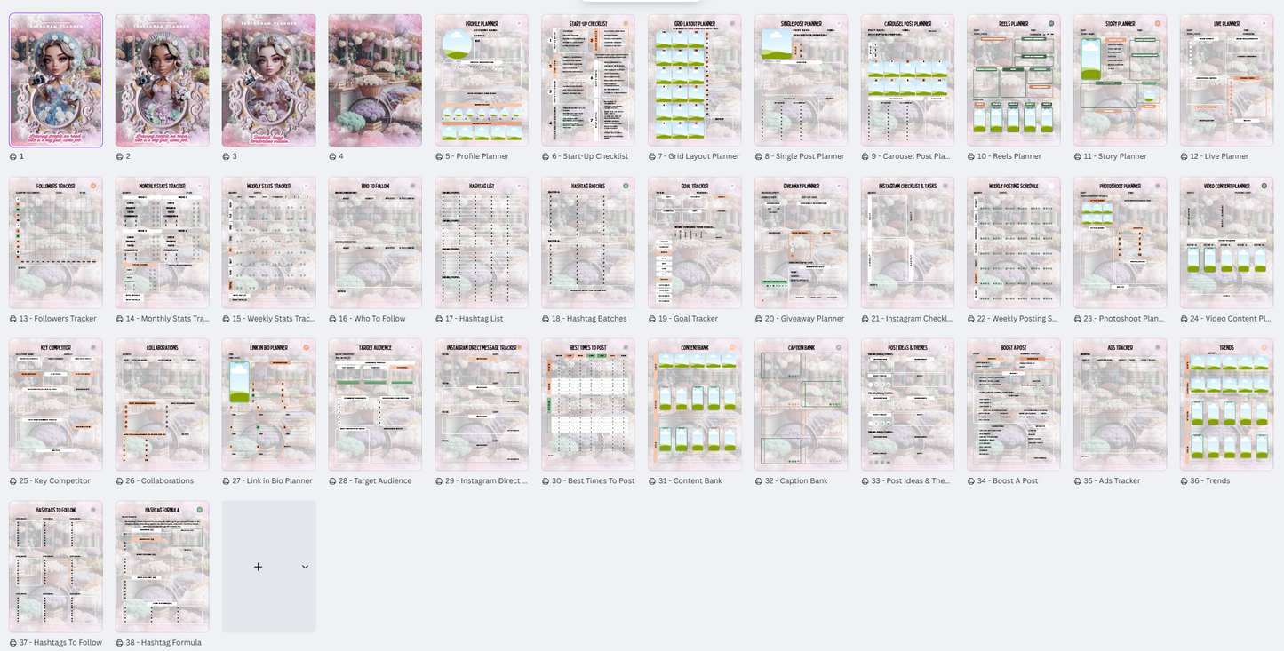 Instagram Planner (PLR)