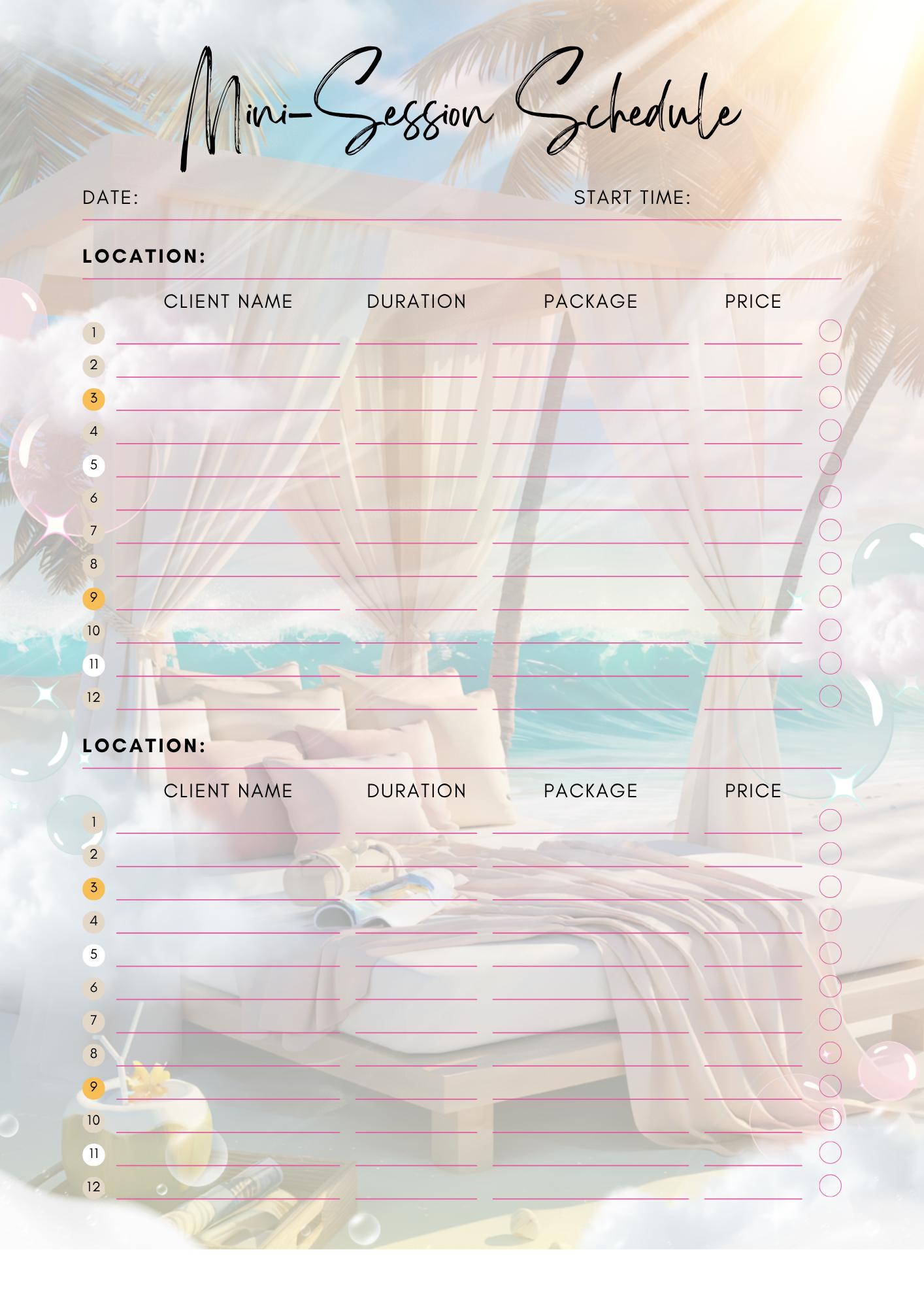 Photography Planner (PLR)