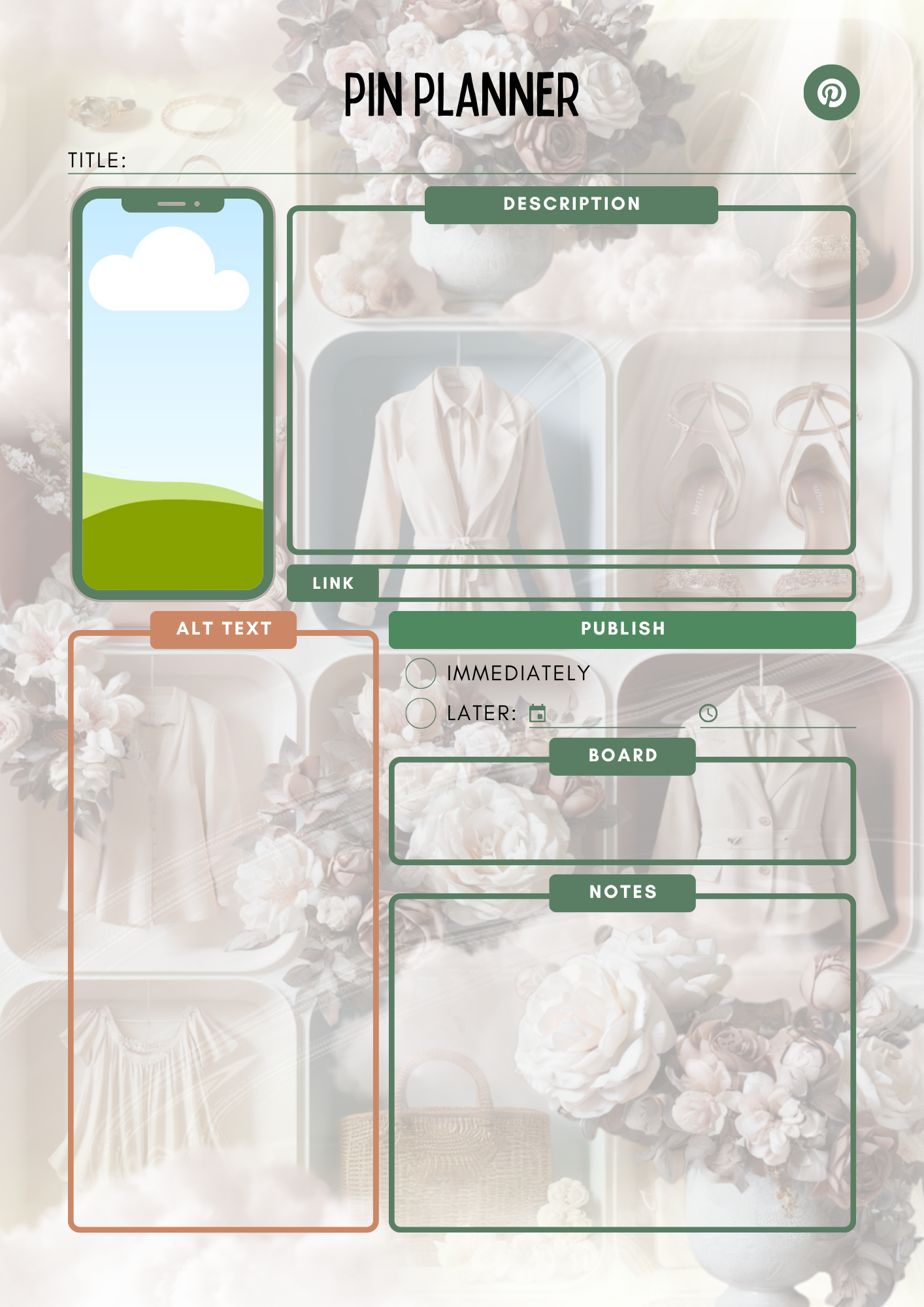 Pinterest Planner (PLR)