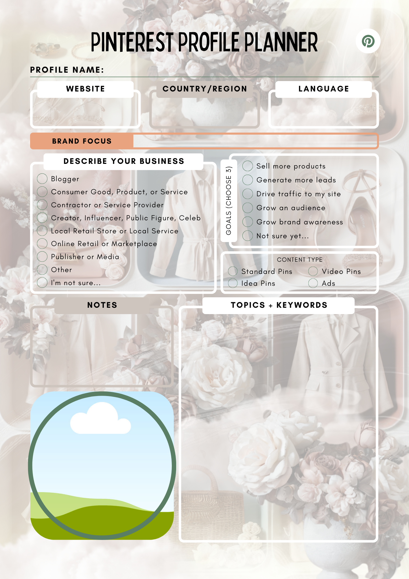 Pinterest Planner (PLR)