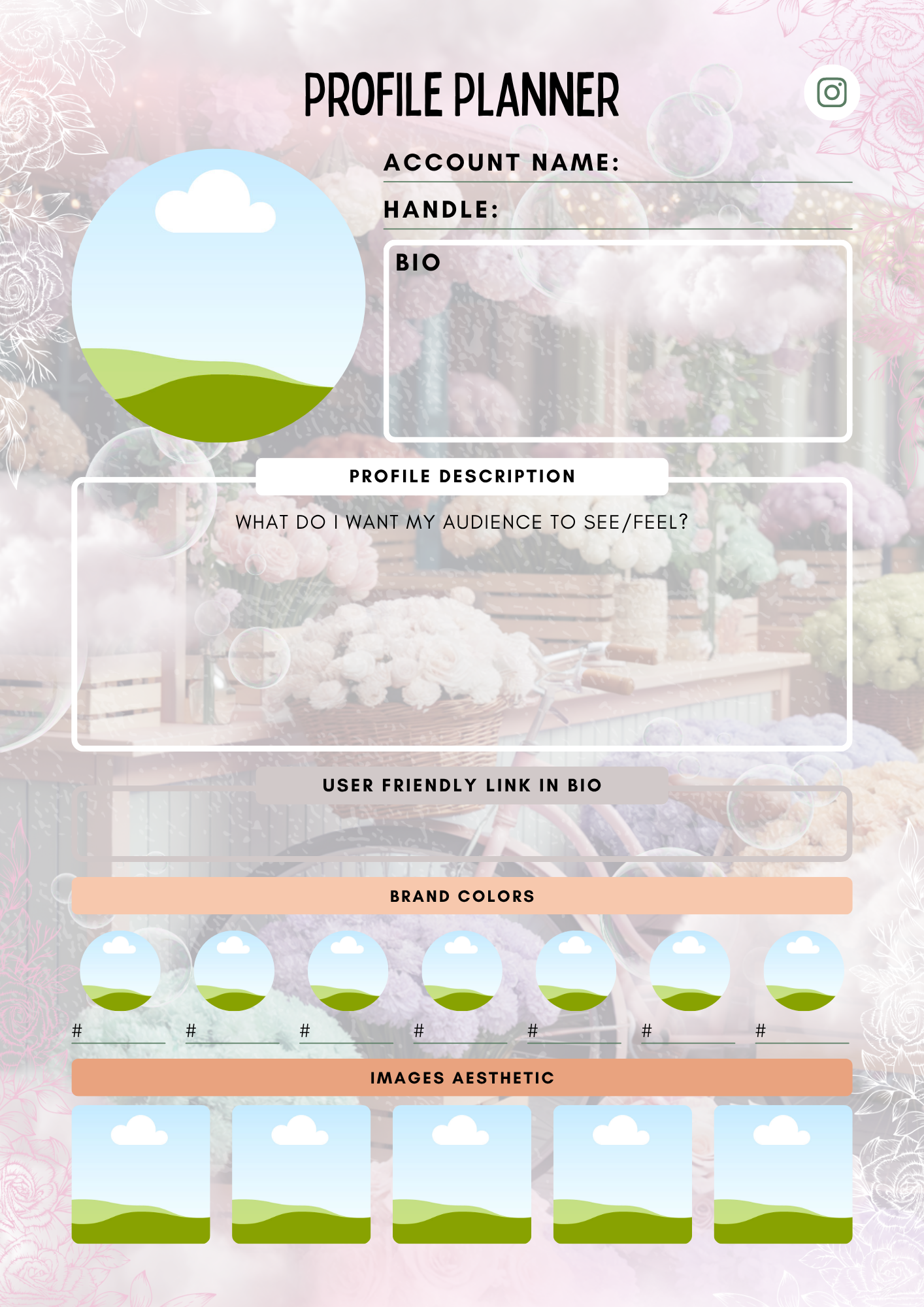 Instagram Planner (PLR)