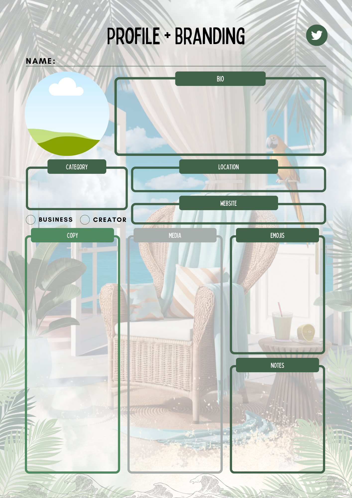 TWITTER / X PLANNER (PLR)