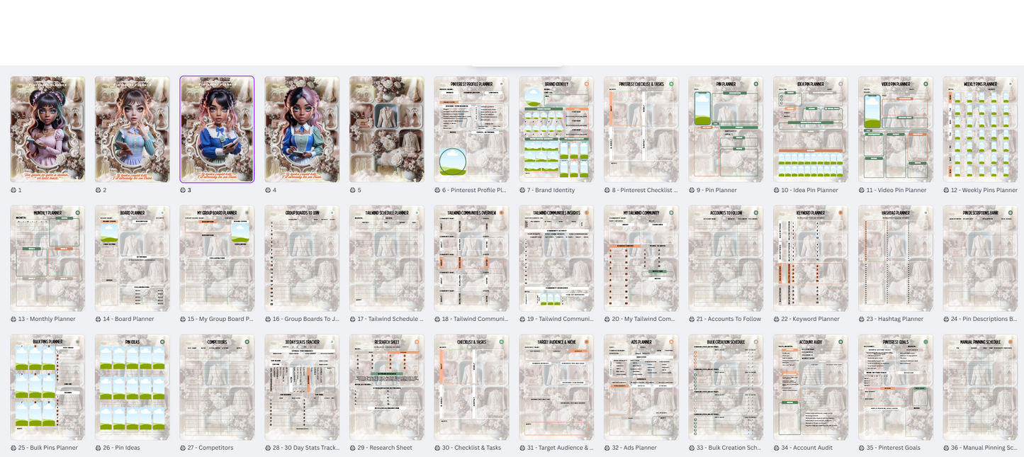 Pinterest Planner (PLR)