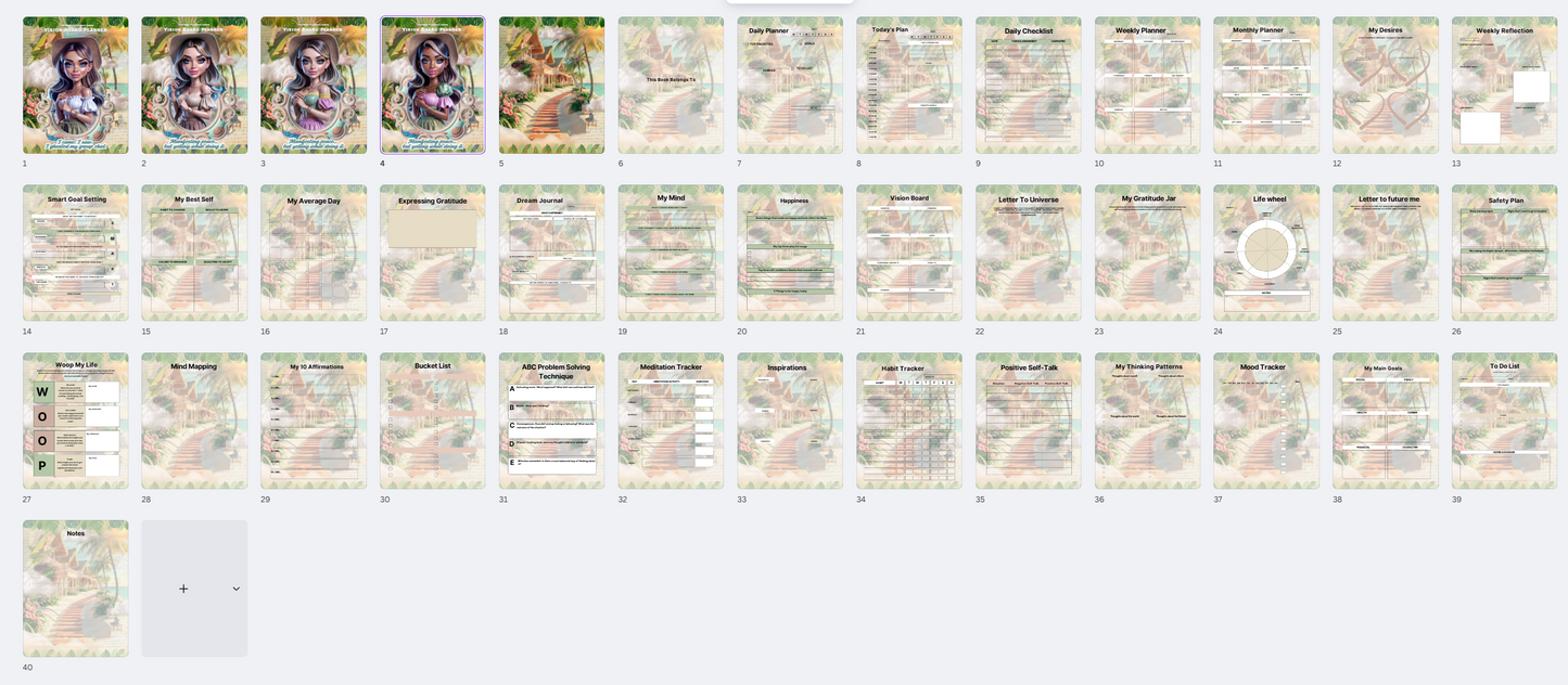 Vision Board Planner (PLR)