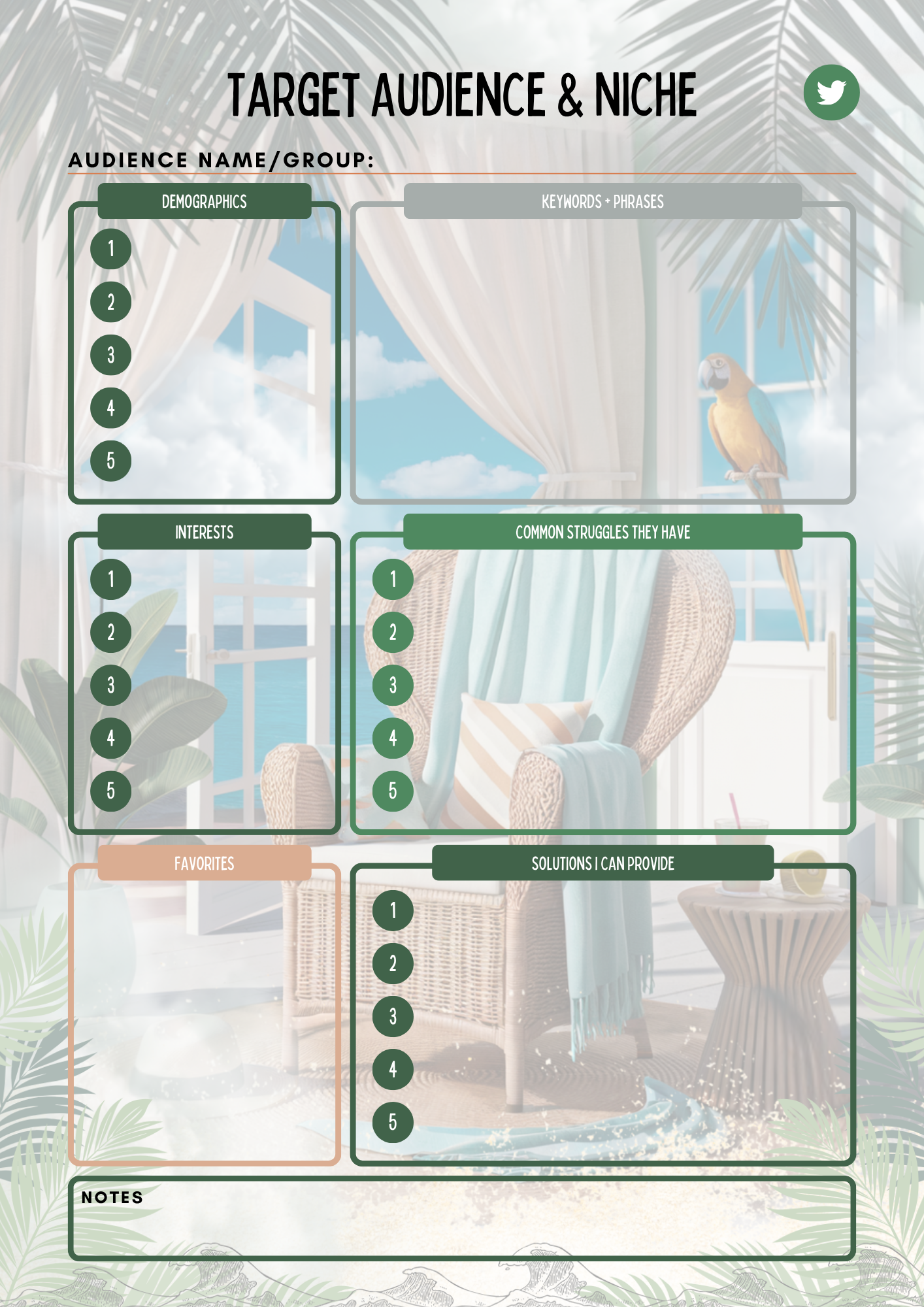 TWITTER / X PLANNER (PLR)